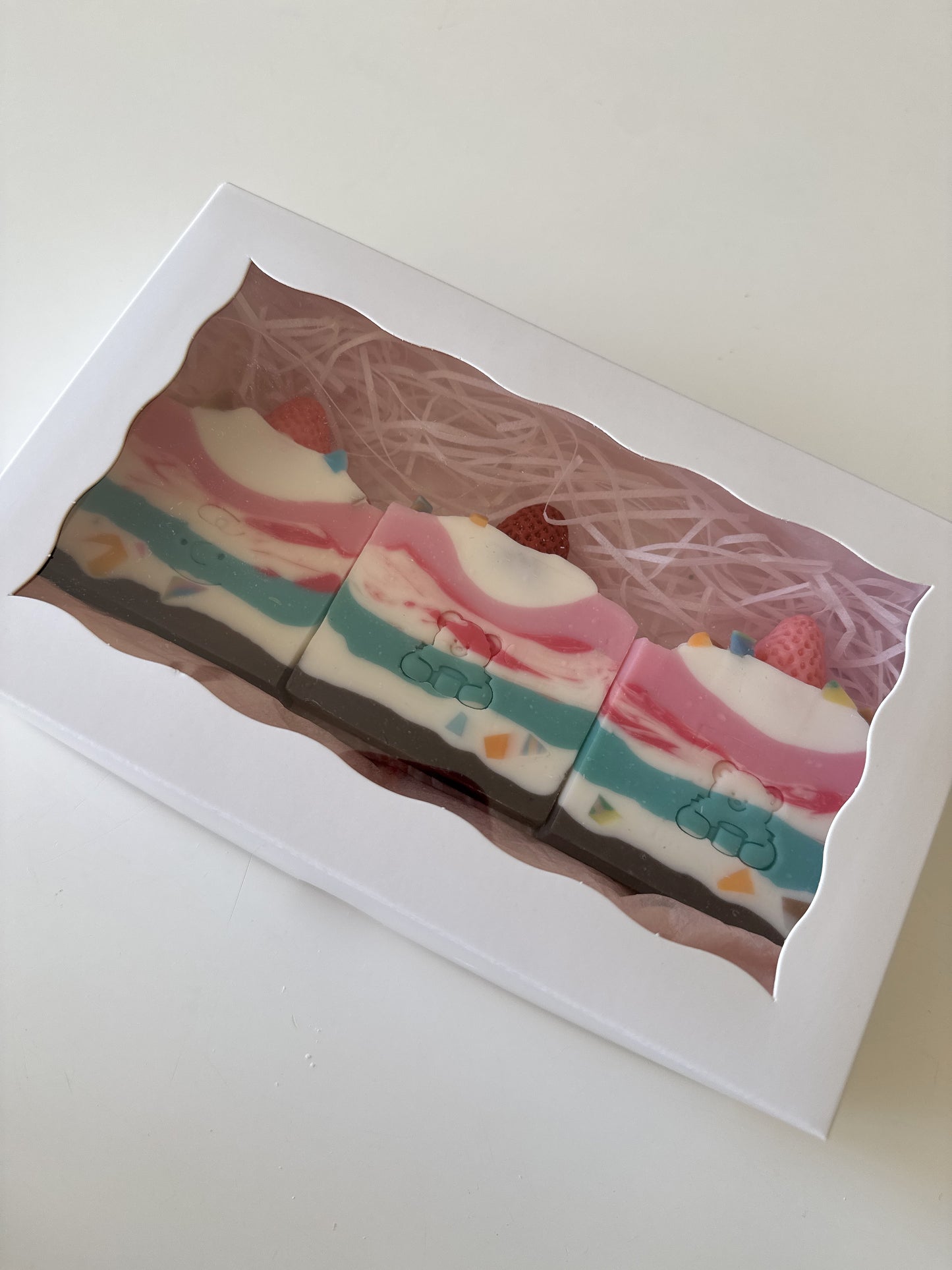 Cake Me Away - Strawberry Sprinkle (3 soap bundle)