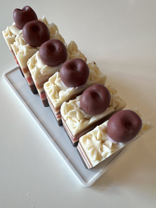 Cake Me Away - Cherry Caramel (3 soap bundle)