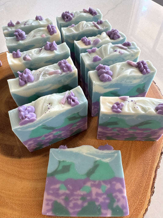Lavender Provence Fieldscape (3 soap bundle)
